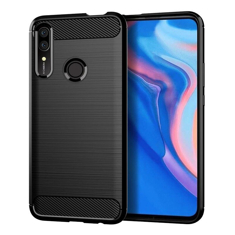 Hoes voor Huawei P Smart Z, OEM, Carbon, Zwart