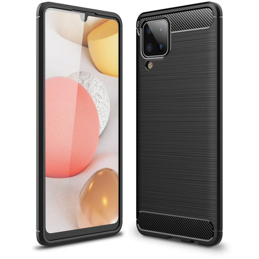 Hoes voor Samsung Galaxy A12 Nacho A127 / M12 M127 / A12 A125, OEM, Carbon, Zwart