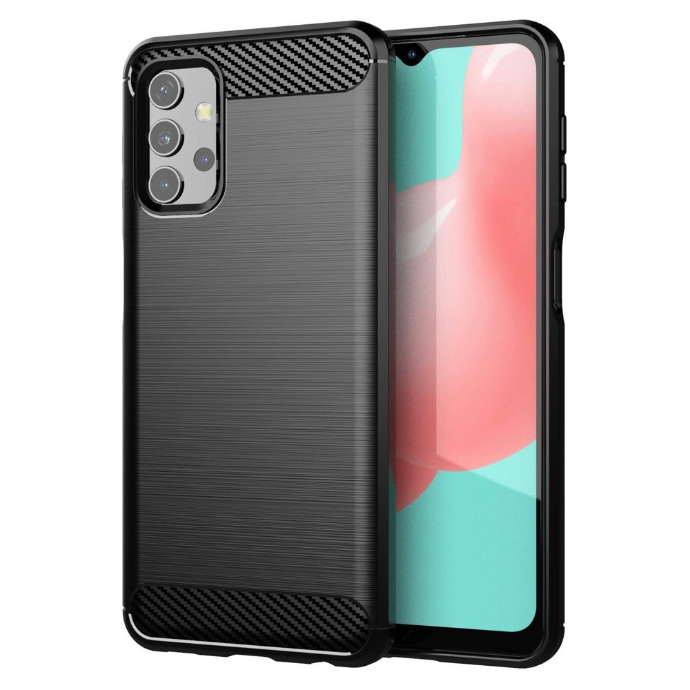 Hoes voor Samsung Galaxy A32 A325, OEM, Carbon, Zwart