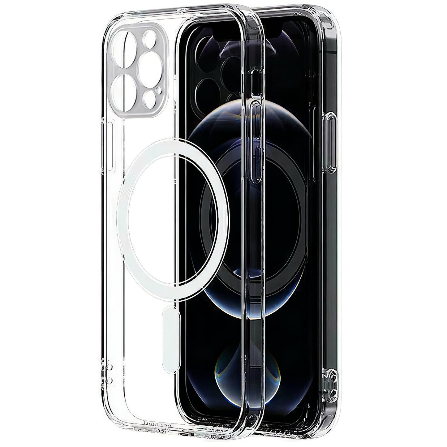 Coque MagSafe pour Apple iPhone 12 Pro, OEM, Magnétique, Transparente