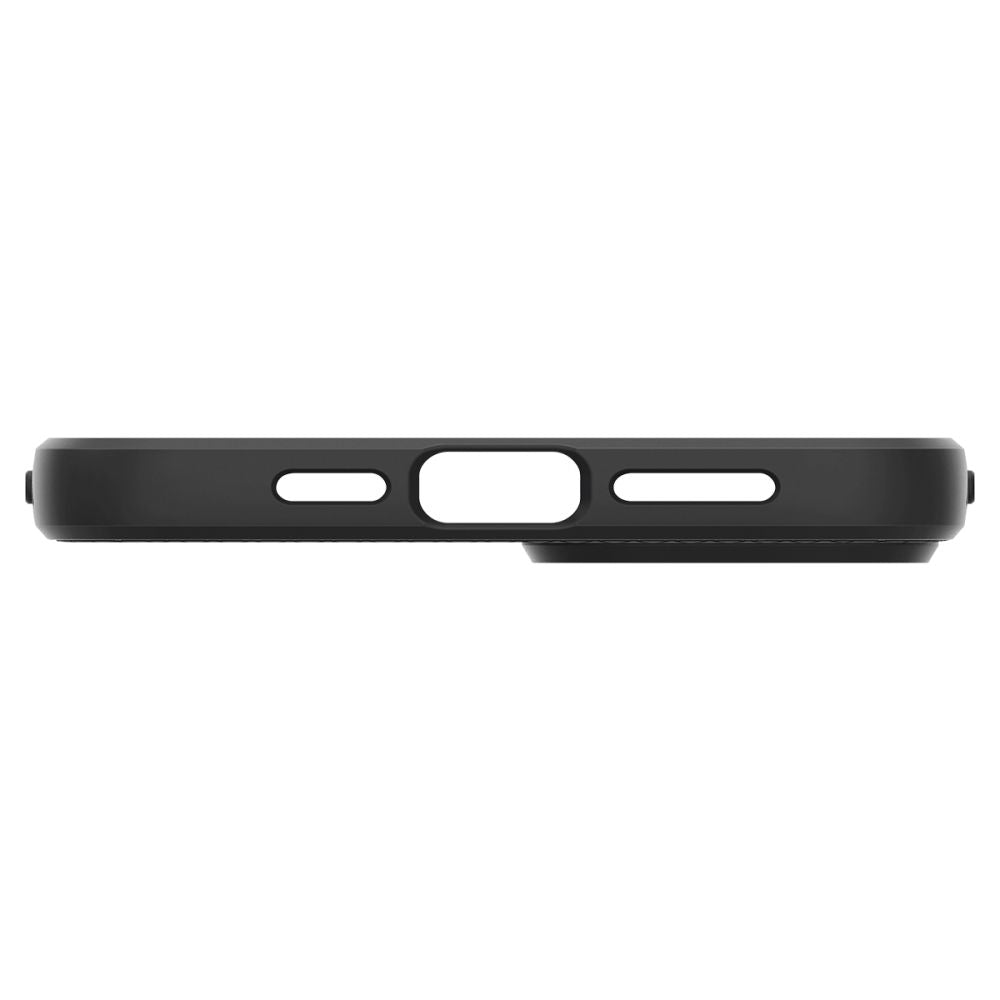 Coque pour Apple iPhone 14, Spigen, Liquid Air Matte, Noir