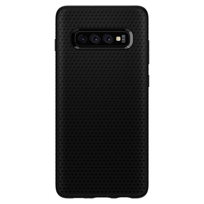 Hoesje voor Samsung Galaxy S10+ G975, Spigen, Liquid Air, zwart 606CS25764