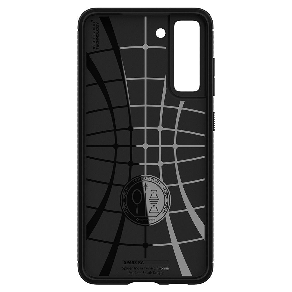 Beschermhoes voor Samsung Galaxy S21 FE 5G G990, Spigen, Rugged Armour, Zwart ACS03049