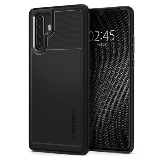 Hoesje voor Huawei P30 Pro, Spigen, Rugged Armour, Zwart L37CS25725