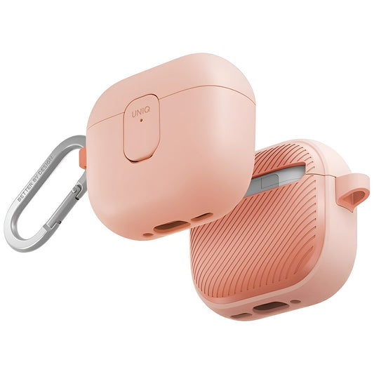 Hoes UNIQ Clyde voor Apple AirPods 4, Koraal
