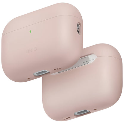 Coque UNIQ Lino pour Apple AirPods Pro 3, Rose