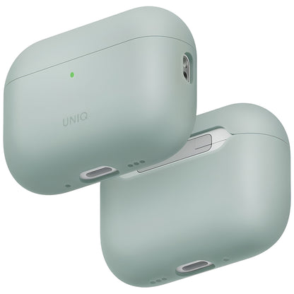 Coque UNIQ Lino pour Apple AirPods Pro 3, Vert Menthe