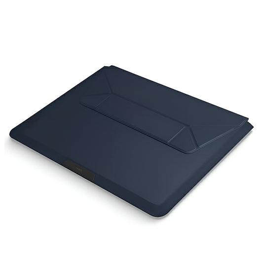 UNIQ Oslo hoes voor laptop max. 14 inch, Marineblauw