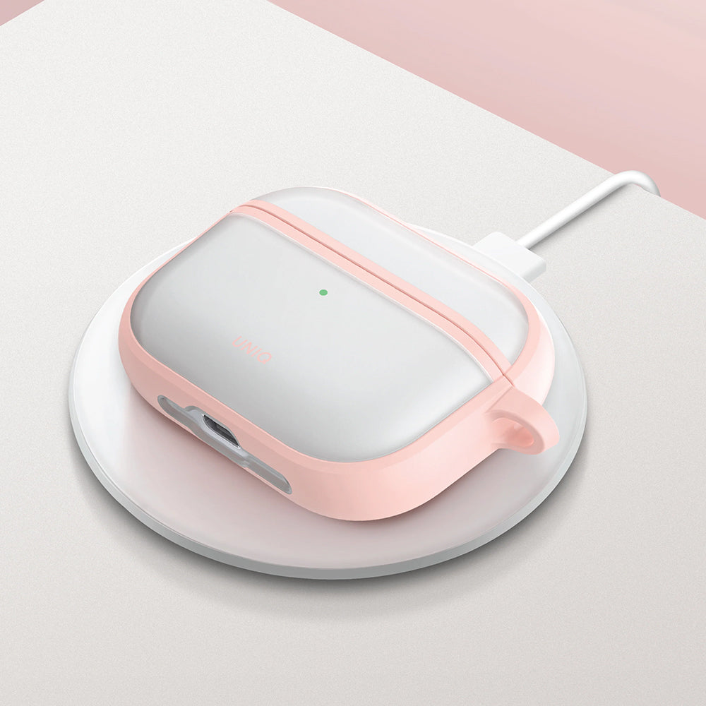 Étui UNIQ Veren pour Apple AirPods Pro 3, Rose