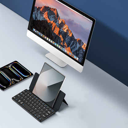 Universele hoes met Bluetooth-toetsenbord voor telefoon, DUX DUCIS, zwart
