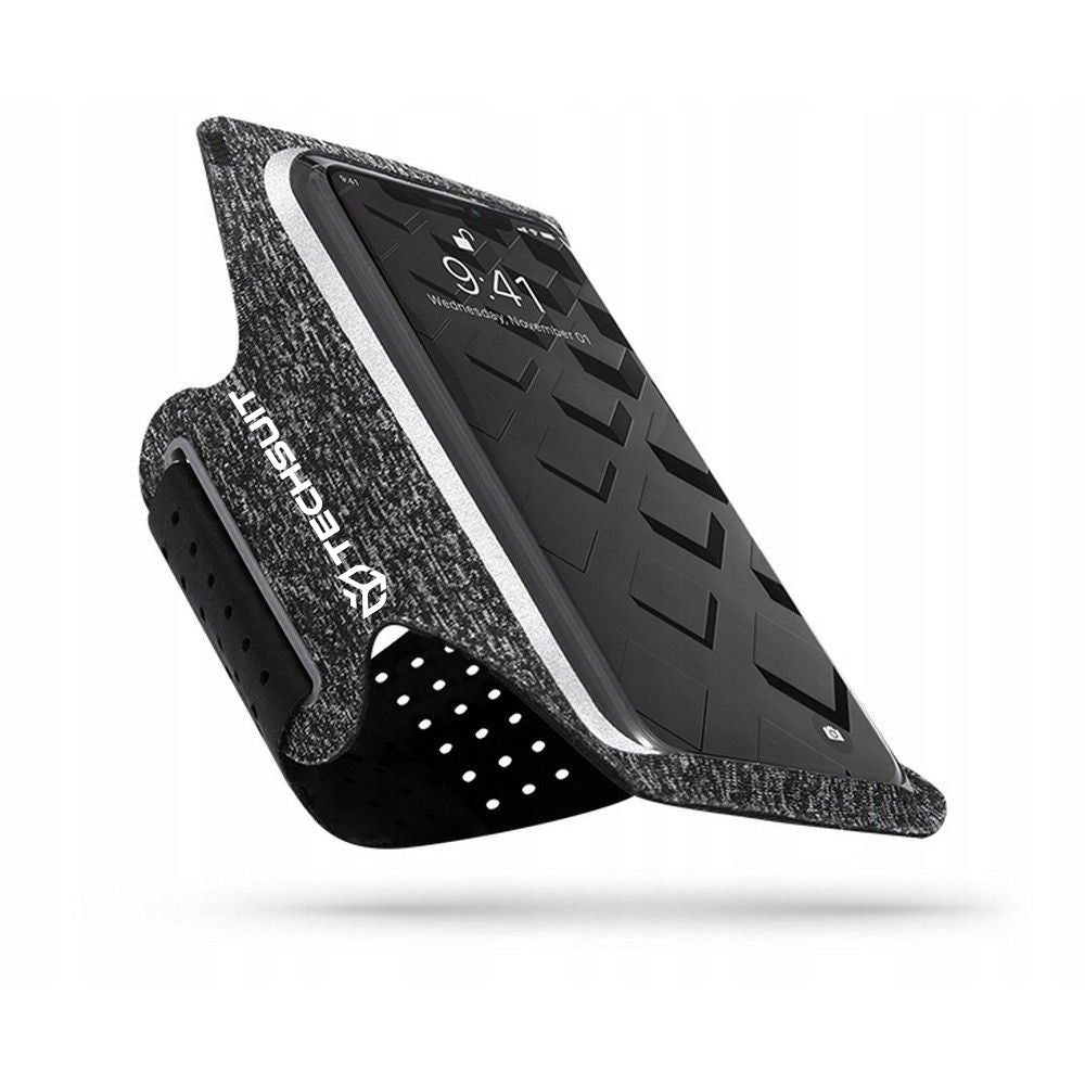 Housse Universelle pour Téléphone max. 6,5 pouces, Techsuit, Sports TH10, Noire
