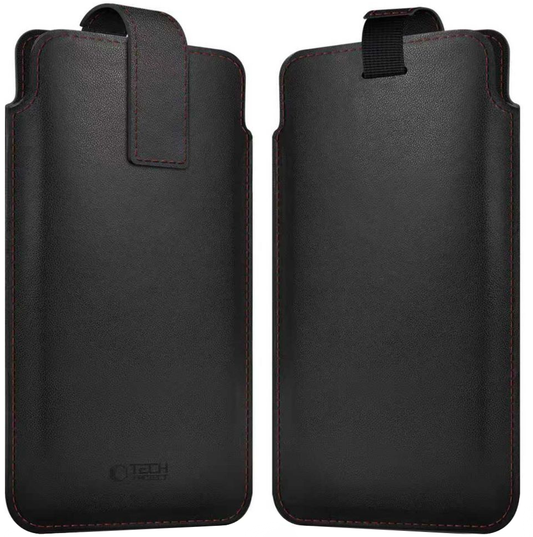 Étui Universel pour Téléphone, Tech-Protect, SM65, Noir Rouge