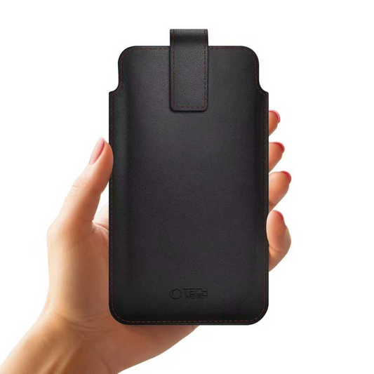 Étui Universel pour Téléphone, Tech-Protect, SM65, Noir Rouge