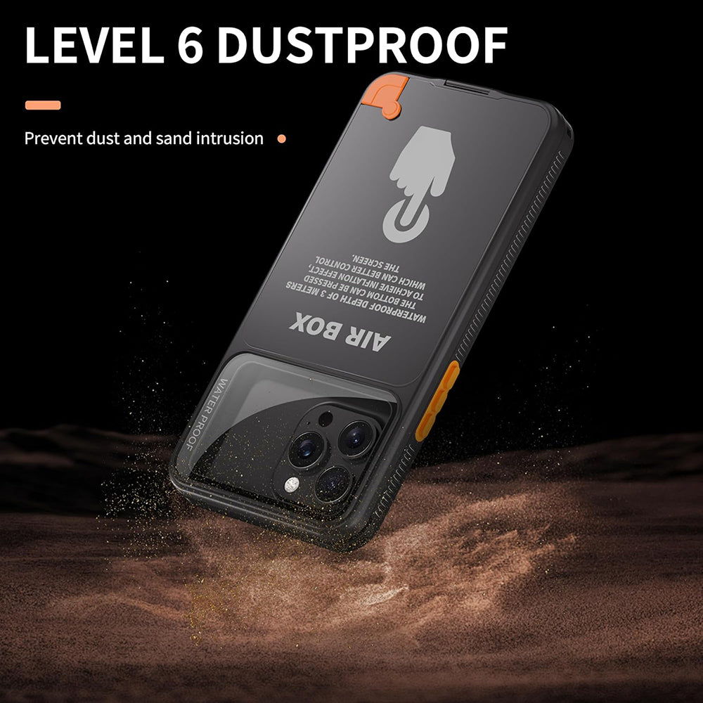Universal Waterproof Case for Phone max. 6.7inch, ShellBox, AirBox, Black