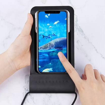 Universelle wasserdichte Handyhülle max. 6,8 Zoll, Techsuit, TWC1, Silber