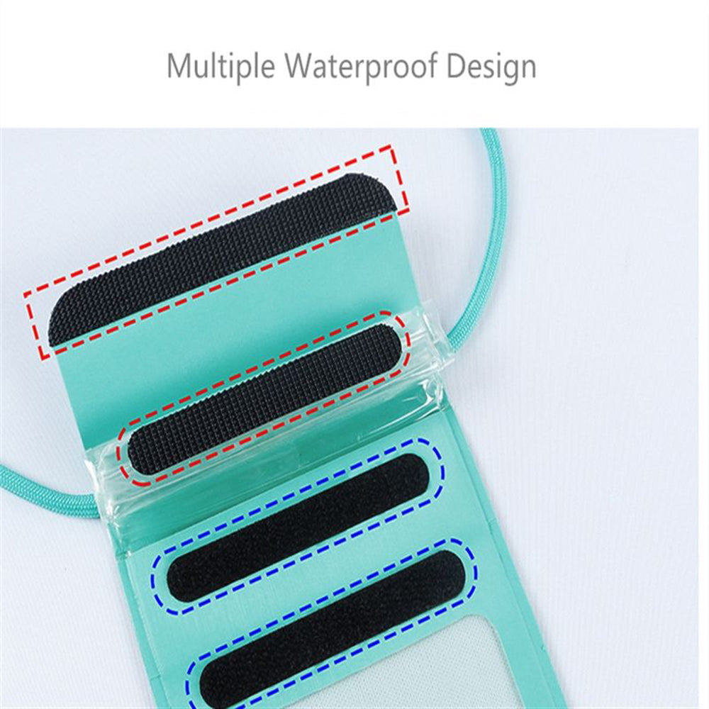 Universelle wasserdichte Handyhülle max. 6,8 Zoll, Techsuit, TWC1, Silber