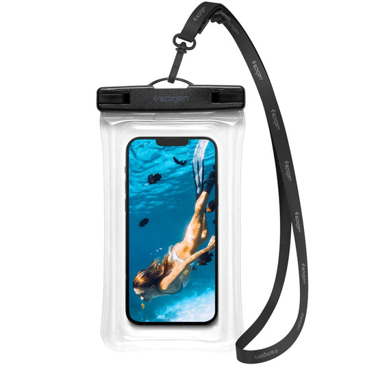 Universele Waterdichte Telefoonhoes max. 6,9 inch, Spigen, A610, Transparant AMP04530