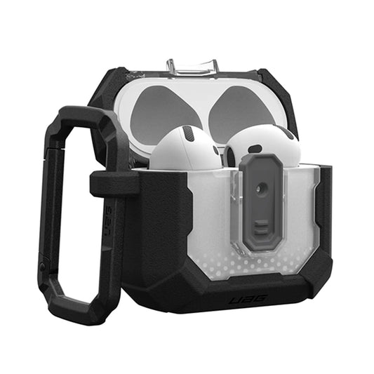 Urban Armor Gear Plasma hoes voor Apple AirPods 4, Zwart