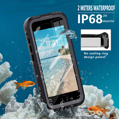 Coque MagSafe Waterproof pour Apple iPhone 17e / 16e, Techsuit, Shellbox, Noire
