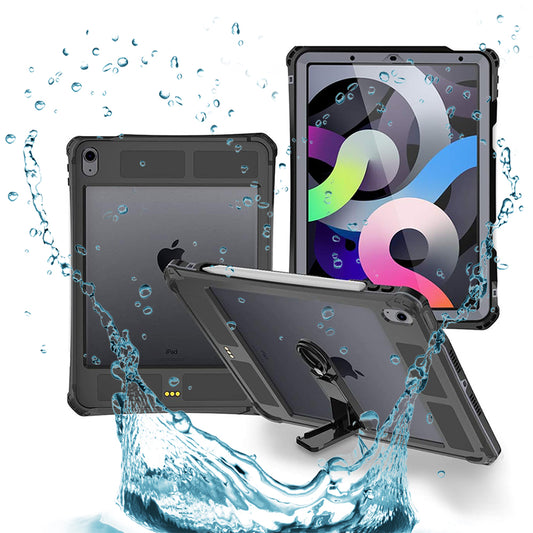 Coque étanche pour Apple iPad Air (2022) / Air (2020), ShellBox, Noire