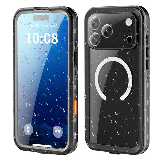 Waterproof hoesje voor Apple iPhone 18 Pro / 17 Pro, ShellBox, Zwart