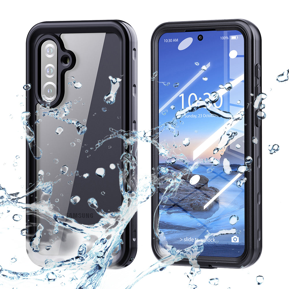 Waterproof hoes voor Samsung Galaxy A36 A366, ShellBox, Zwart