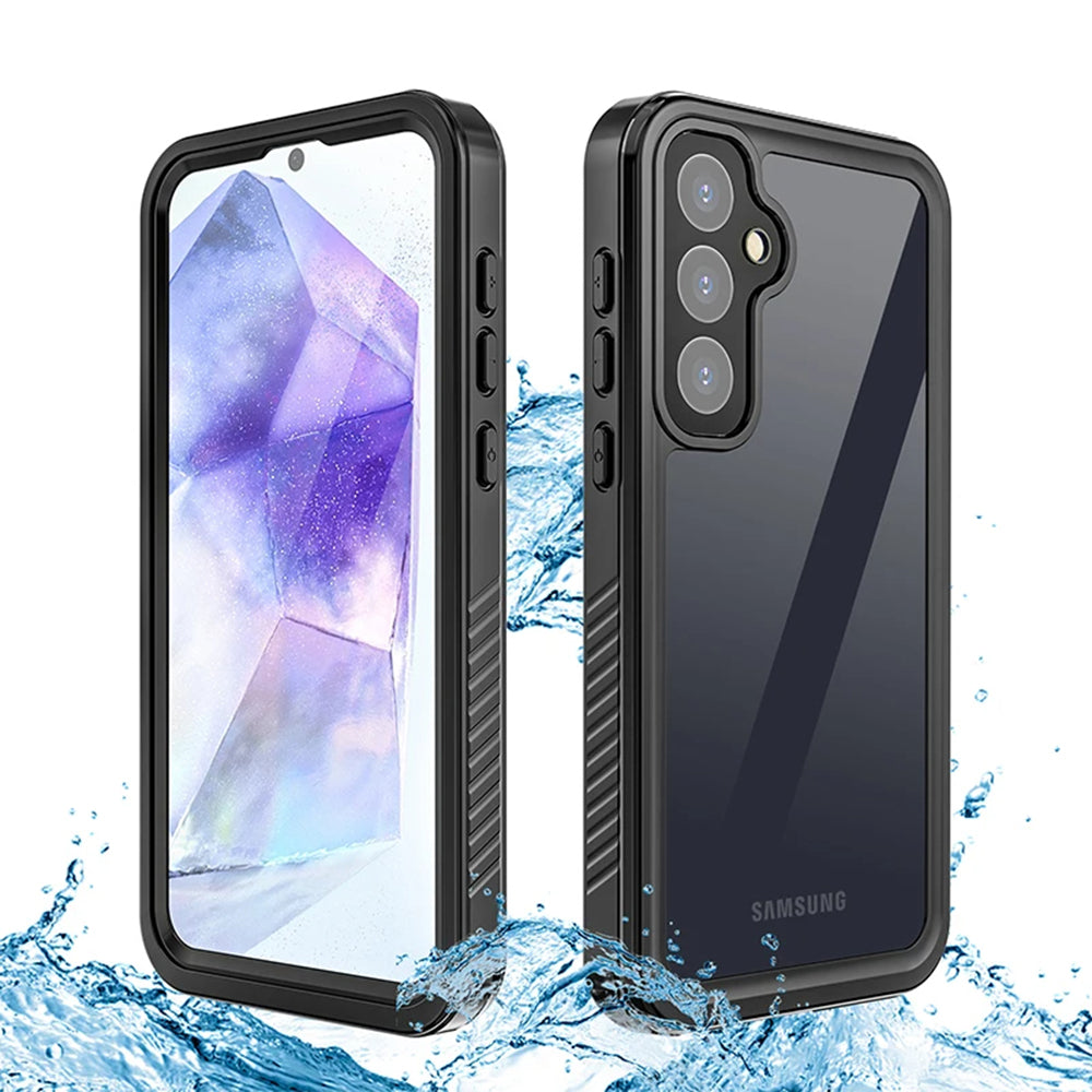 Coque étanche pour Samsung Galaxy A55 5G A556, ShellBox, Noire