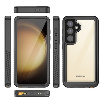 Waterproof hoes voor Samsung Galaxy S24+ S926, ShellBox, Zwart