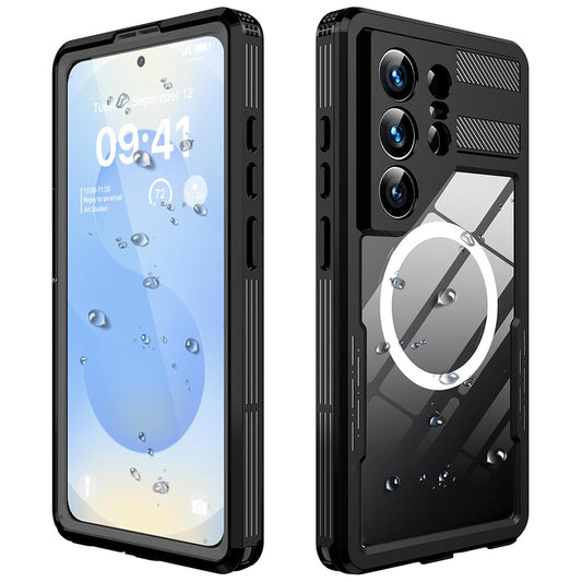 Coque étanche pour Samsung Galaxy S26 Ultra, ShellBox, Noire