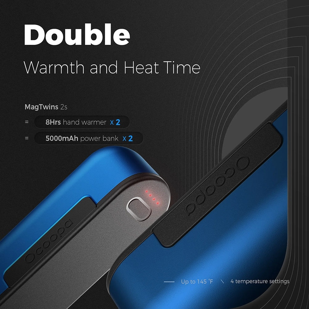 Chauffe-mains Ocoopa UT2s, Bleu