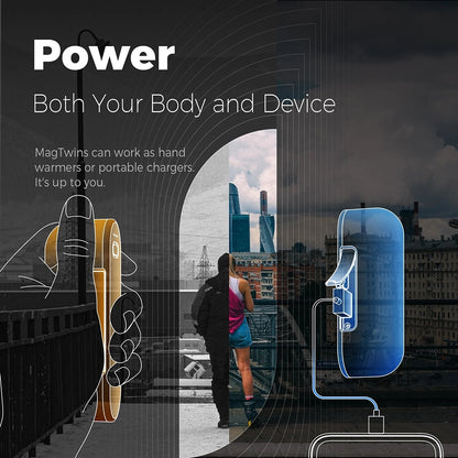 Chauffe-mains Ocoopa UT2s, Bleu