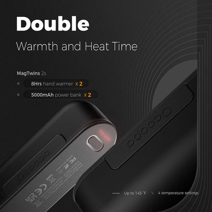Ocoopa UT2s Handverwarmer, Grijs