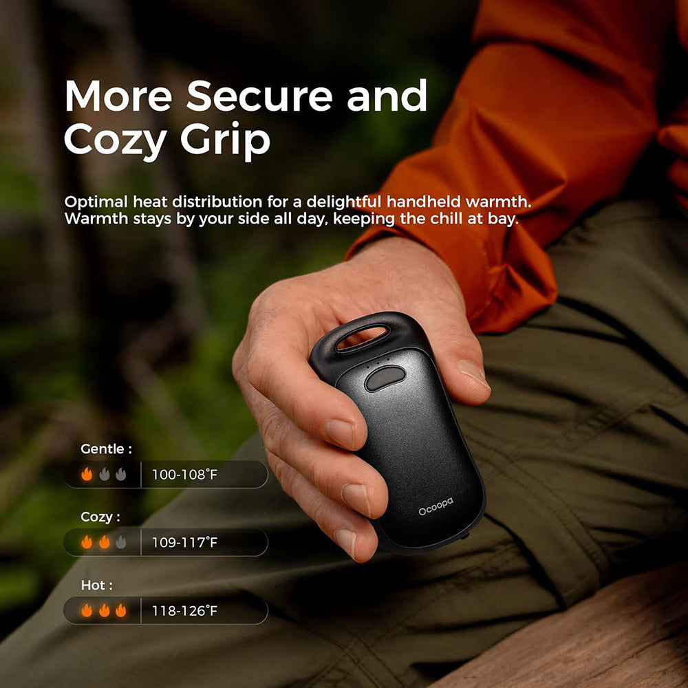 Ocoopa UT4 Urban Handverwarmer, Zwart