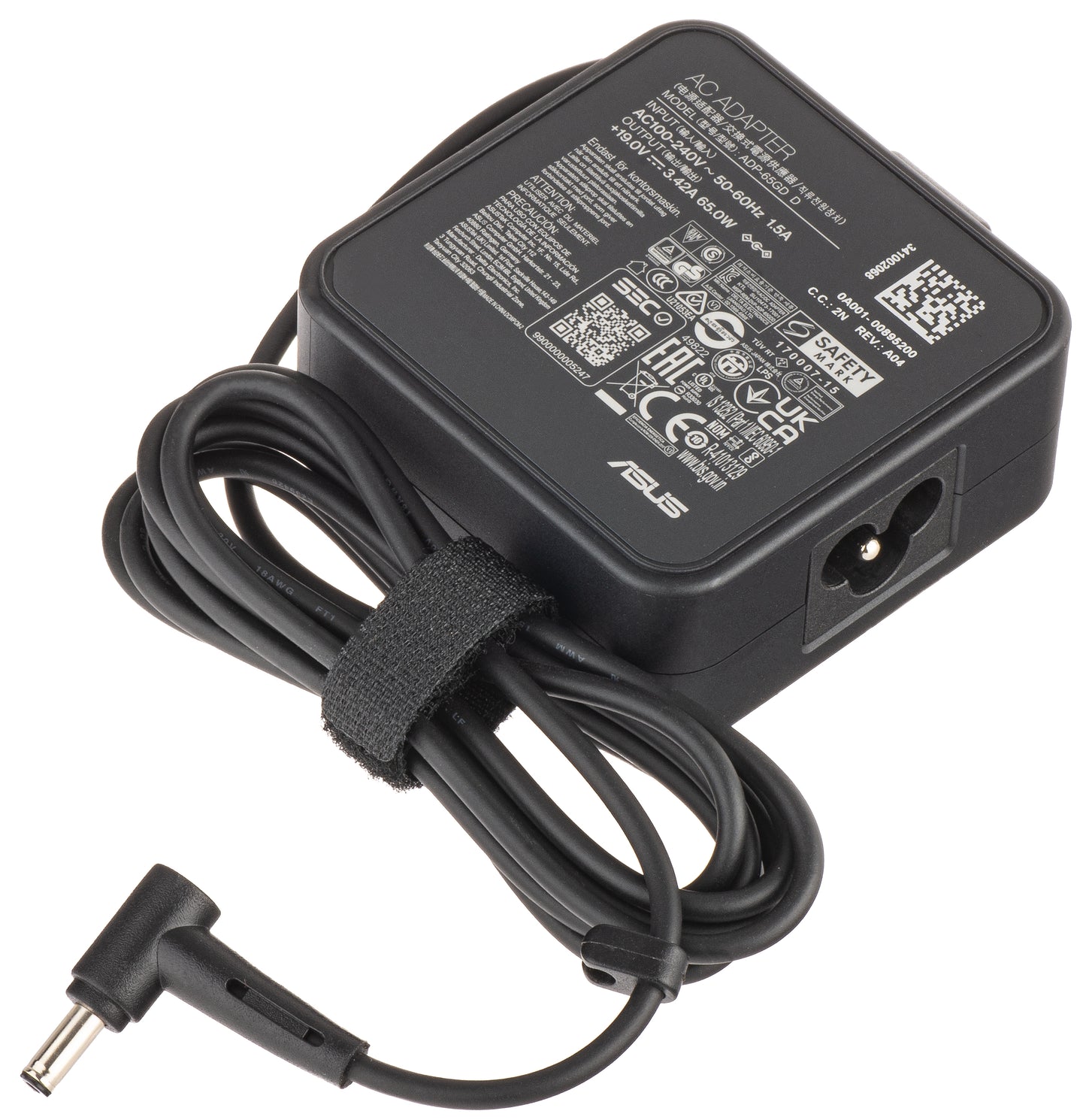 Chargeur Asus K401LB / UX303LB, 65W, 19V, 3 Pin, Noir 0A001-00046500 