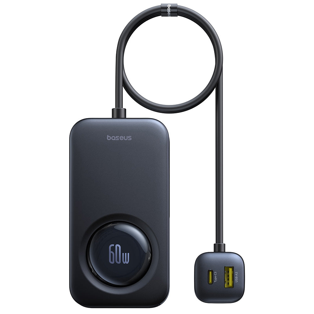 Auto-oplader Baseus PrimeTrip VW1, 105W, 3A, 3 x USB-A - 2 x USB-C, Zwart C00069000121-00