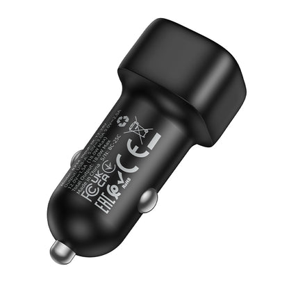 Auto-oplader Borofone BZ34 Cloud, 18W, 3A, 1 x USB-A, Zwart
