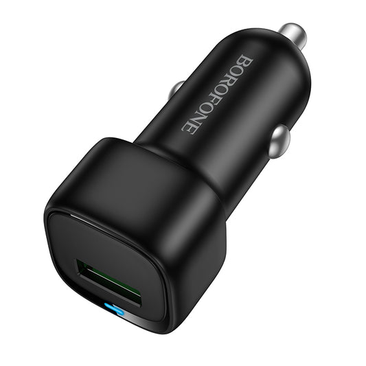 Auto-oplader Borofone BZ34 Cloud, 18W, 3A, 1 x USB-A, Zwart