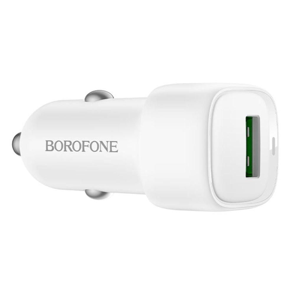 Auto-oplader Borofone BZ34 Cloud, 18W, 3A, 1 x USB-A, Wit