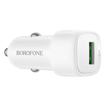 Auto-oplader Borofone BZ34 Cloud, 18W, 3A, 1 x USB-A, Wit
