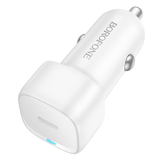 Auto-oplader Borofone BZ34A Cloud, 20W, 3A, 1 x USB-C, Wit