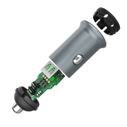 Chargeur Auto ColorWay, 36W, 3A, 2 x USB-A, Gris