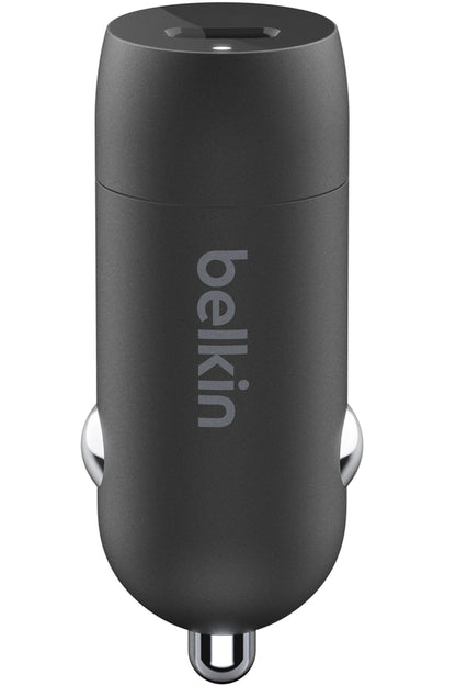 Auto-Ladegerät mit USB-C-Kabel Belkin BoostCharge, 30W, 3A, 1 x USB-C, Schwarz CCA004bt1MBK-B6