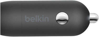 Auto-Ladegerät mit USB-C-Kabel Belkin BoostCharge, 30W, 3A, 1 x USB-C, Schwarz CCA004bt1MBK-B6