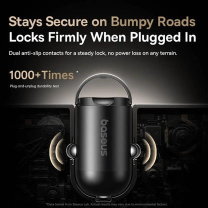 Chargeur de voiture avec câble USB-C Baseus PrimeTrip VP2, 45W, 3A, 1 x USB-C, Noir C0206800