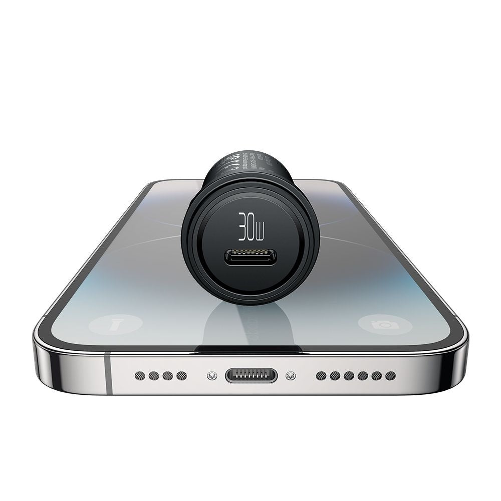 Chargeur de voiture avec câble Lightning McDodo CC-7492 Obsidian, 30W, 3A, 1 x USB-C, Noir