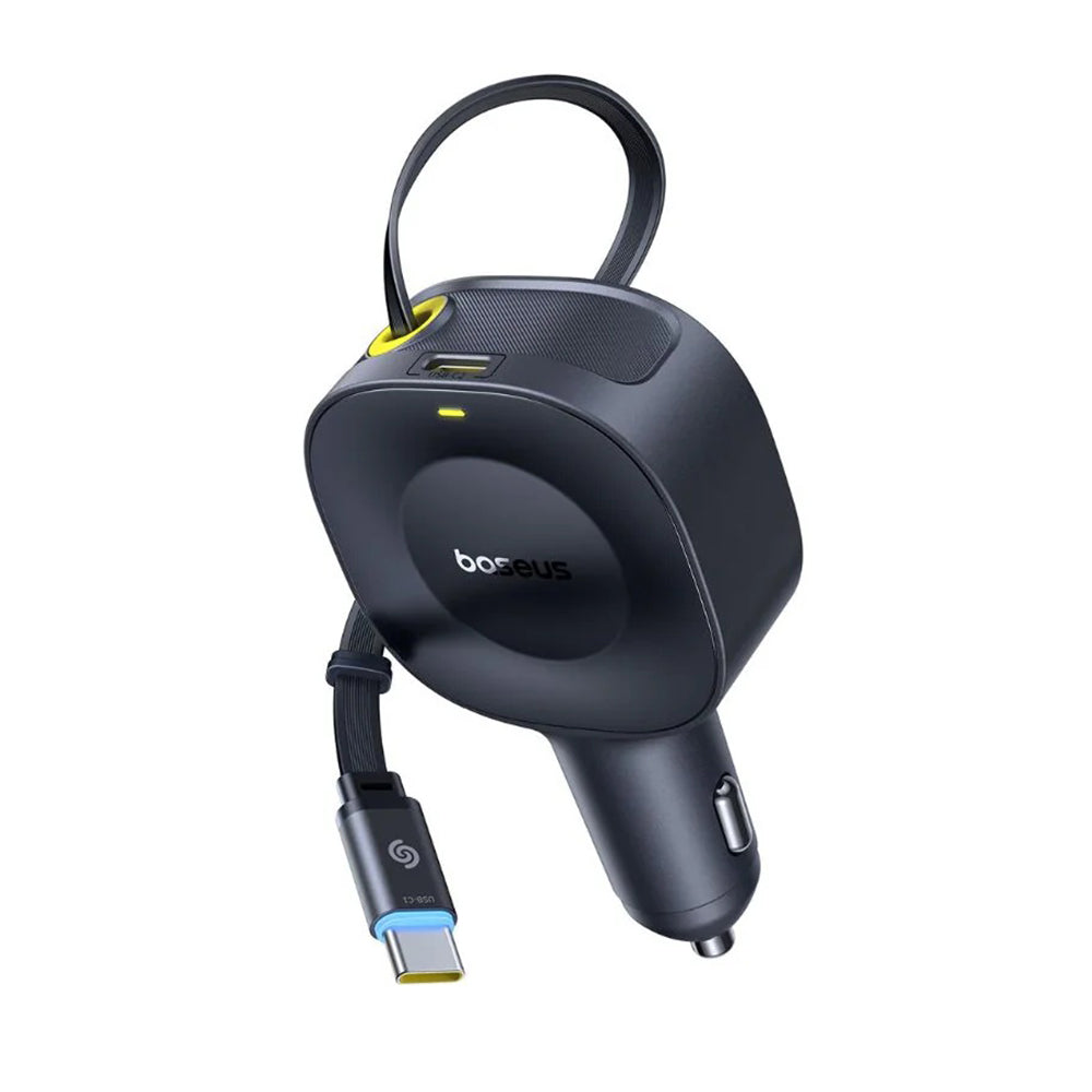 Auto-Ladegerät mit USB-C Kabel Baseus PrimeTrip VR2, 30W, 3A, 1 x USB-C, Schwarz C0206400