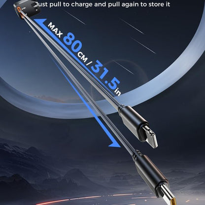 Autolader met USB-C / Lightning-kabel Techsuit C1 NanoVoltX, 69W, 3A, 1 x USB-A - 1 x USB-C, Gri