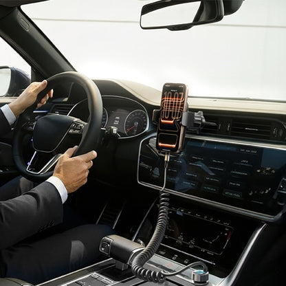 Auto-Ladegerät mit USB-C Kabel Lisen, 90W, 3A, 1 x USB-A - 1 x USB-C, Schwarz YL0223120020