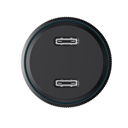 Auto-Ladegerät HAVIT CC2014, 30W, 3A, 2 x USB-C, Schwarz