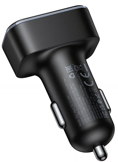 Auto-Ladegerät HOCO Z63, 42W, 3A, 2 x USB-A - 2 x USB-C, Schwarz